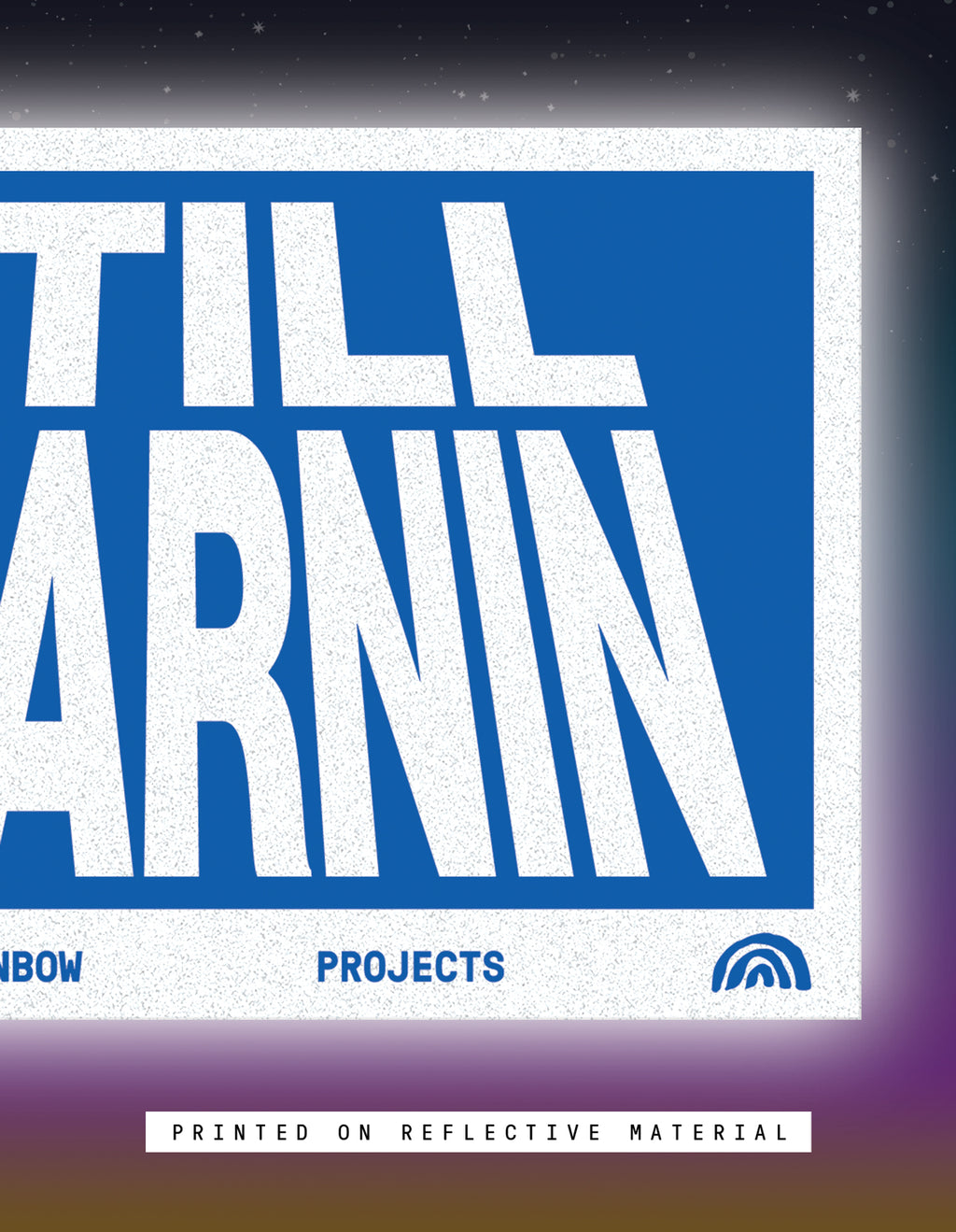 'Still Learnin' Reflective Sticker